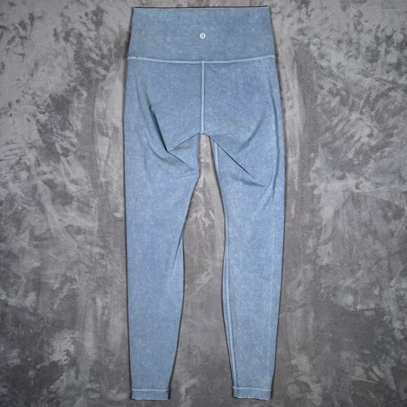 Lululemon Wunder Under High-Rise Tight 28” Washed Moon Blue Size 6 - Picture 3 of 4